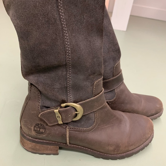 Timberland Suede Leather Women's Tall Boots - Picture 12 of 12